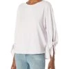 Calvin Klein Women's Dropped Shoulder Tie Sleeve Tee | Shirts & Tops