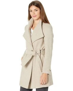 Calvin Klein Asymmetrical Belted Wrap Coat | Coats & Outerwear