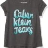Calvin Klein Girls' Ck Logo Tee | Shirts & Tops