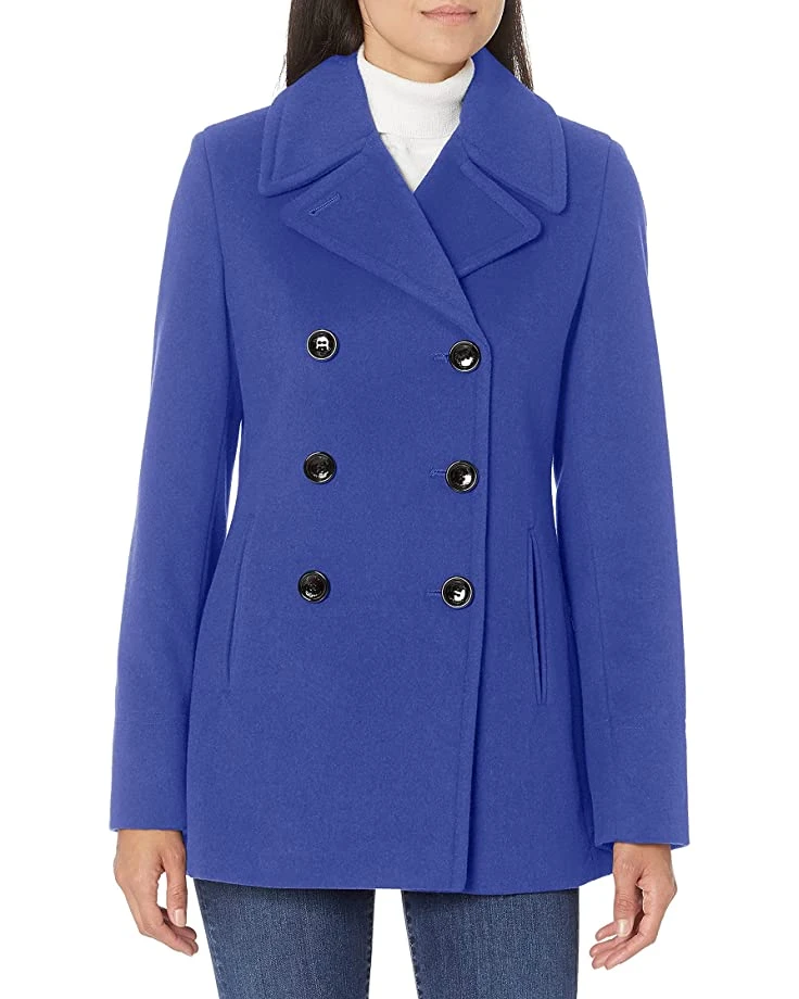 Calvin Klein Women's Double Breasted Peacoat (Petite, Standard, Plus) | Coats & Outerwear 7 Calvin Klein Women's Double Breasted Peacoat (Petite, Standard, Plus) | Coats & Outerwear - Image 7