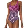 Calvin Klein Women's Standard Over Shoulder One Piece with Tummy Control | Swimwear