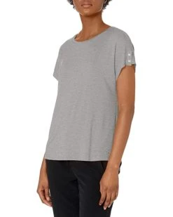 Calvin Klein Women's S/S W/Tab Cuff&Bttn | Shirts & Tops -Calvin Klein Sales Shop 81kogYOd0CL. AC SR736920