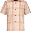 Calvin Klein Boys' Short Sleeve Button Up Woven Shirt | Shirts & Tops