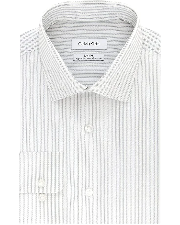 Calvin Klein Men's Dress Shirt Non Iron Stretch Slim Fit Check | Shirts & Tops 4 Calvin Klein Men's Dress Shirt Non Iron Stretch Slim Fit Check | Shirts & Tops - Image 4