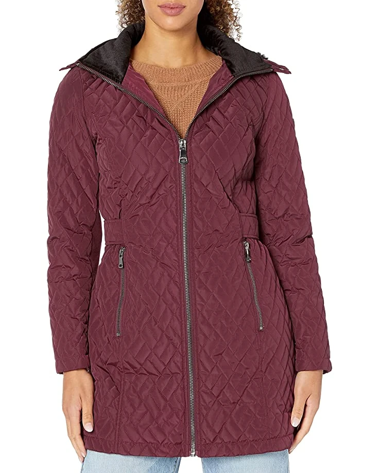 81vAcO6V-pL._AC_SR736920_.jpg Calvin Klein Women's Walker Length Faux Fur Trimmed, Diamond Quilting Pattern | Coats & Outerwear -Calvin Klein Sales Shop 81vAcO6V pL. AC SR736920