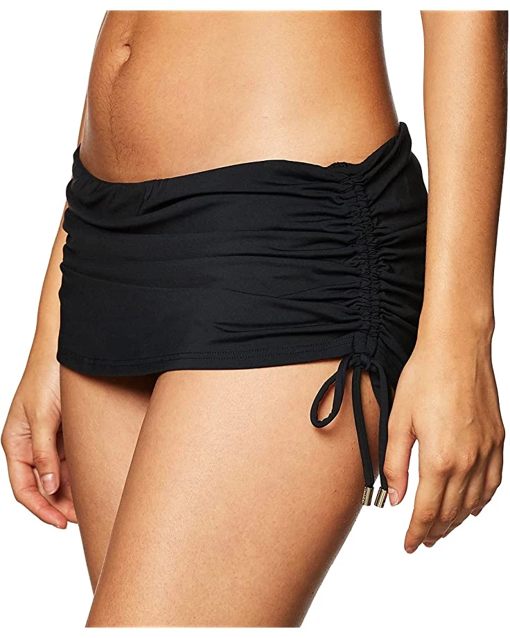 Calvin Klein Women's Side Shirred Bikini Swimsuit Bottom | Swimwear 2 Calvin Klein Women's Side Shirred Bikini Swimsuit Bottom | Swimwear - Image 2