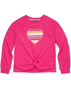 Calvin Klein Big Girls' Stud Ck Sweatshirt | Hoodies & Sweatshirts