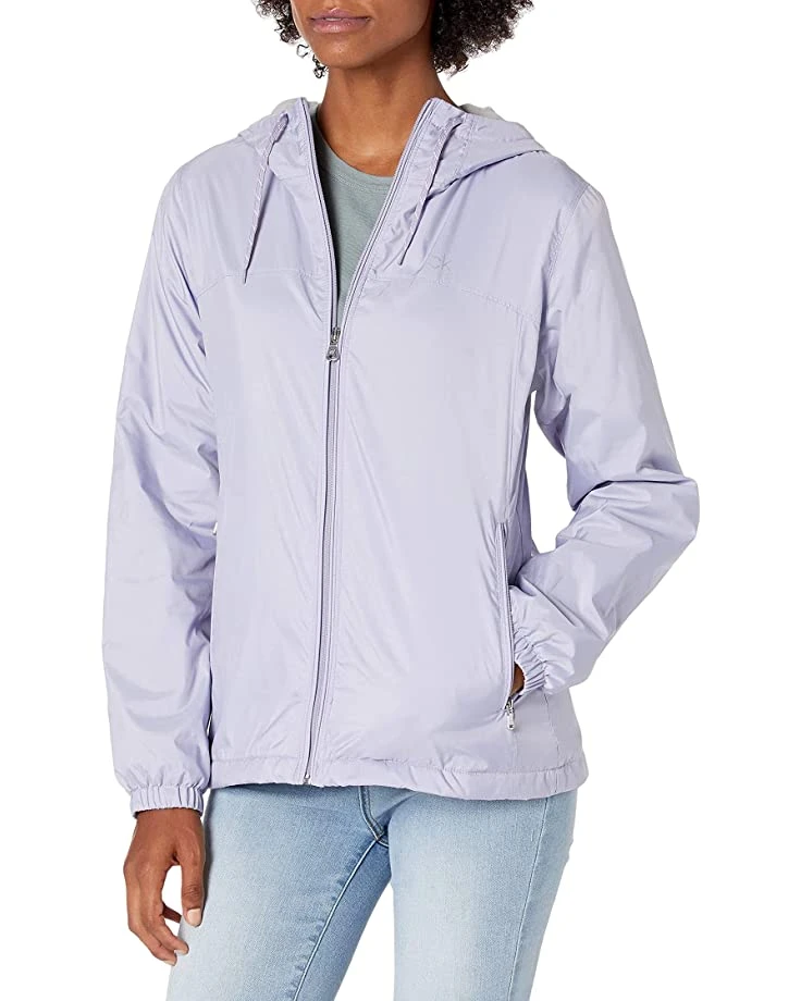 Calvin Klein Womens Zip Front Windbreaker | Coats & Outerwear 8 Calvin Klein Womens Zip Front Windbreaker | Coats & Outerwear - Image 8