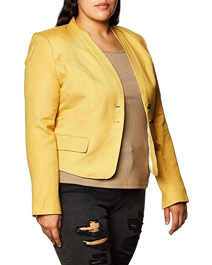 Calvin Klein Women's Two Button Jacket | Coats & Outerwear 2 Calvin Klein Women's Two Button Jacket | Coats & Outerwear - Image 2