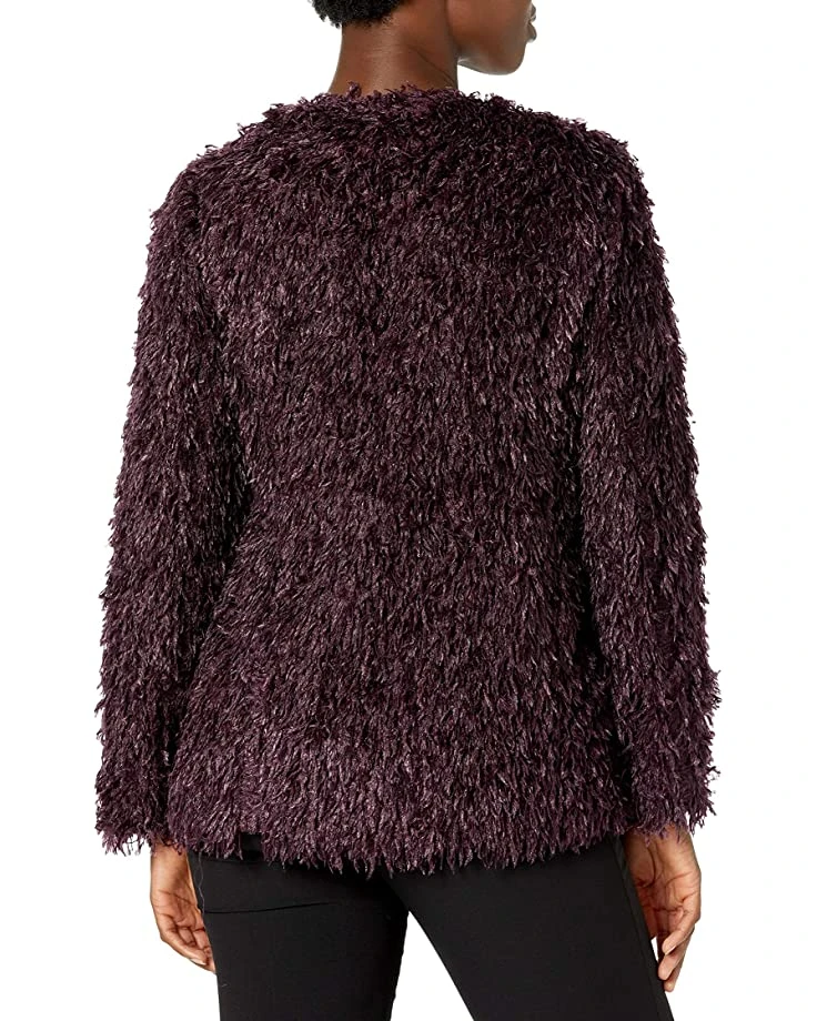 Calvin Klein Women's Fuzzy Feather Jacket | Coats & Outerwear 2 Calvin Klein Women's Fuzzy Feather Jacket | Coats & Outerwear - Image 2
