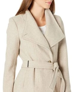 Calvin Klein Asymmetrical Belted Wrap Coat | Coats & Outerwear 2 Calvin Klein Asymmetrical Belted Wrap Coat | Coats & Outerwear -Calvin Klein Sales Shop 912tanLsKhL. AC SR736920