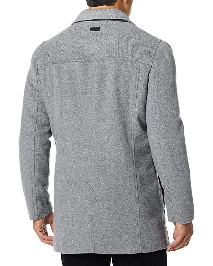 Calvin Klein Men's Cashmere Blend Wool Coat | Coats & Outerwear 2 Calvin Klein Men's Cashmere Blend Wool Coat | Coats & Outerwear - Image 2