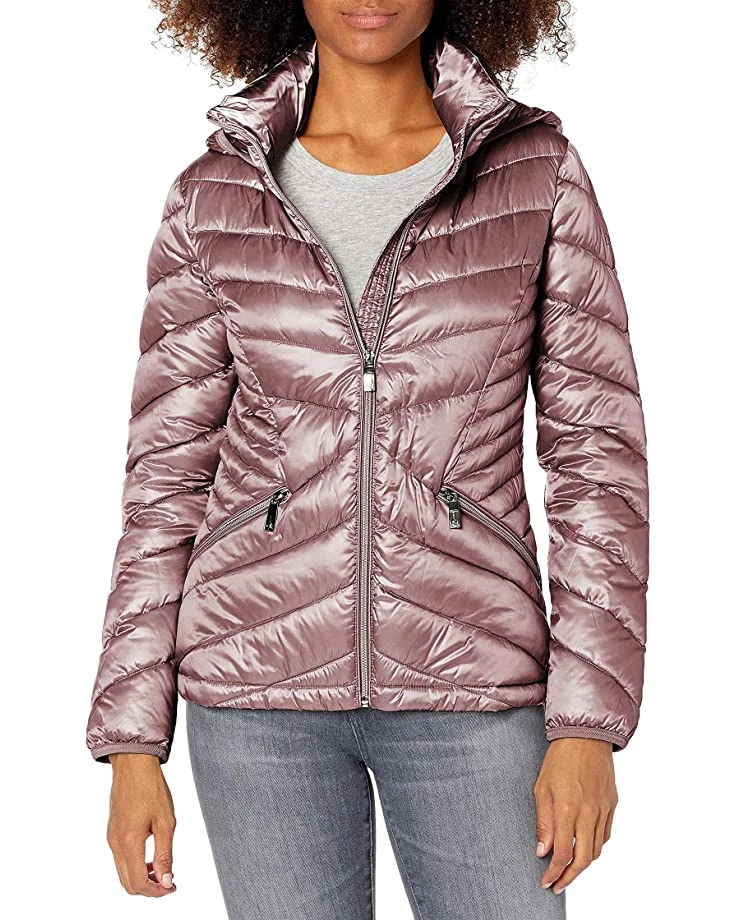 Calvin Klein Women's Chevron Packable Down Coat | Coats & Outerwear 1 Calvin Klein Women's Chevron Packable Down Coat | Coats & Outerwear