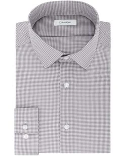Calvin Klein Men's Dress Shirt Slim Fit Non Iron Gingham | Shirts & Tops 3 Calvin Klein Men's Dress Shirt Slim Fit Non Iron Gingham | Shirts & Tops -Calvin Klein Sales Shop 91L7liNHgL. AC SR736920