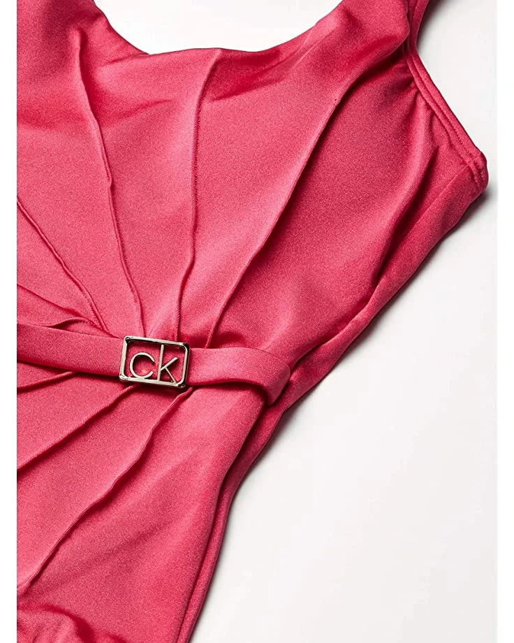 Calvin Klein Women's Standard Belted Starburst One Piece Swimsuit | Swimwear 3 Calvin Klein Women's Standard Belted Starburst One Piece Swimsuit | Swimwear - Image 3