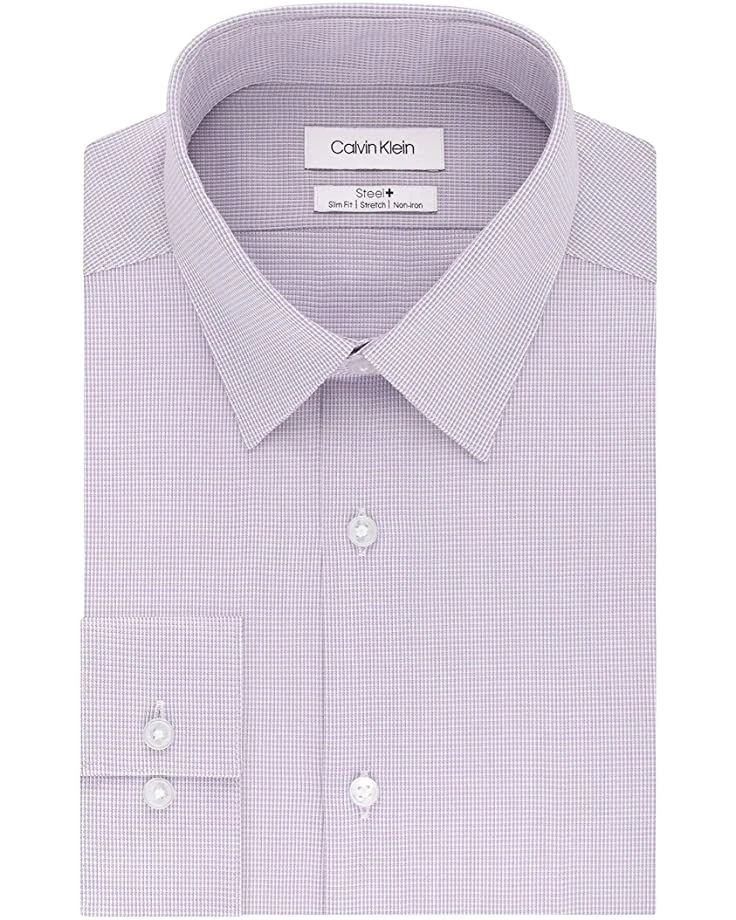 Calvin Klein Men's Dress Shirt Non Iron Stretch Slim Fit Check | Shirts & Tops 11 Calvin Klein Men's Dress Shirt Non Iron Stretch Slim Fit Check | Shirts & Tops - Image 11