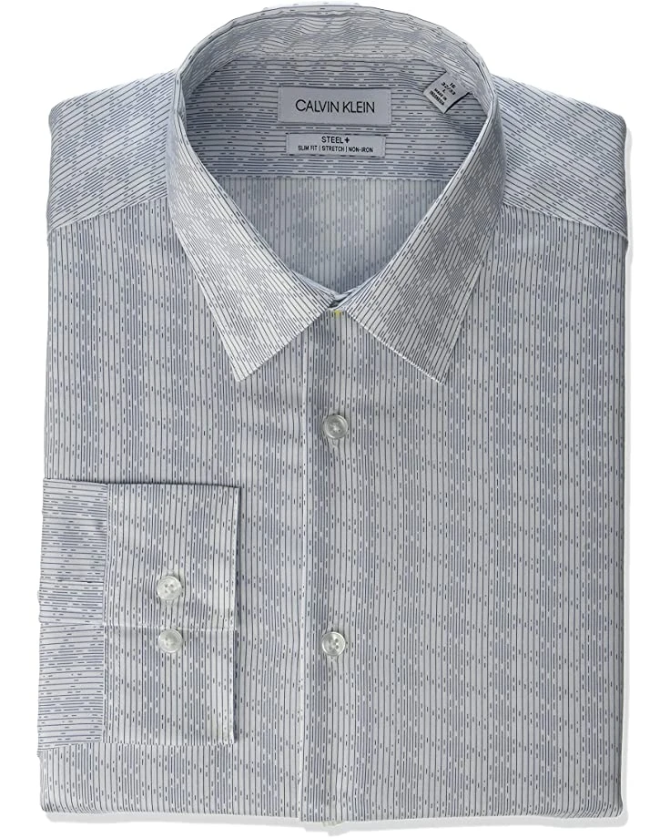 Calvin Klein Men's Dress Shirt Non Iron Stretch Slim Fit Check | Shirts & Tops 7 Calvin Klein Men's Dress Shirt Non Iron Stretch Slim Fit Check | Shirts & Tops - Image 7