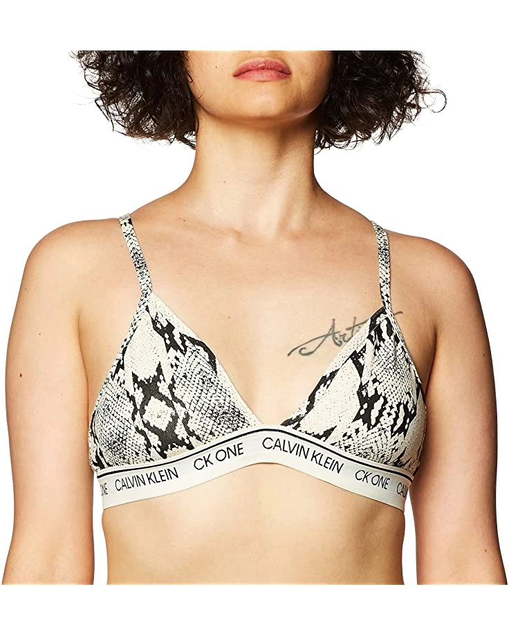 Calvin Klein Women's Ck One Cotton Unlined Triangle Bralette | Underwear & Intimates 1 Calvin Klein Women's Ck One Cotton Unlined Triangle Bralette | Underwear & Intimates