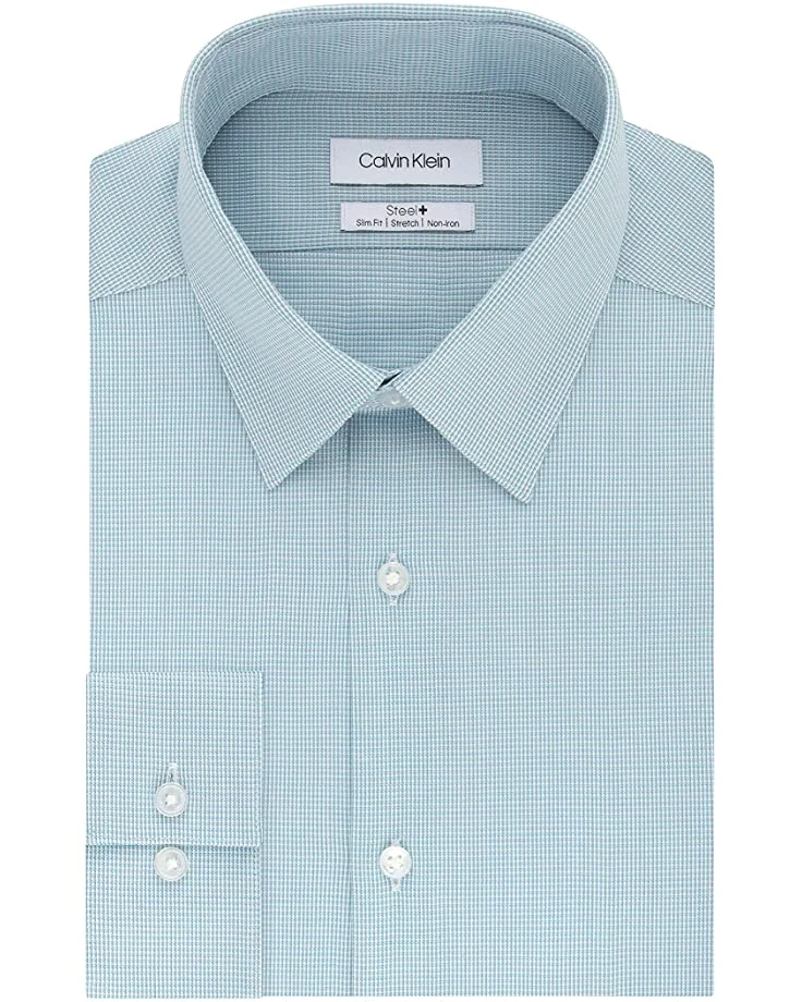 Calvin Klein Men's Dress Shirt Non Iron Stretch Slim Fit Check | Shirts & Tops 1 Calvin Klein Men's Dress Shirt Non Iron Stretch Slim Fit Check | Shirts & Tops