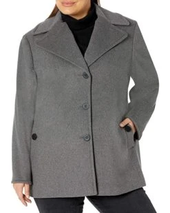 Calvin Klein Plus Size Womens Single Breasted Peacoat | Coats & Outerwear -Calvin Klein Sales Shop 91amwnSWNYL. AC SR736920