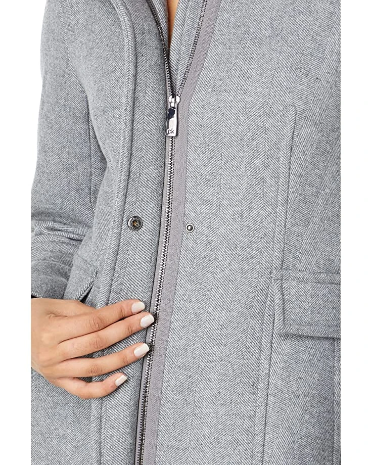 Calvin Klein Stand Collar Ring Snap Coat | Coats & Outerwear 3 Calvin Klein Stand Collar Ring Snap Coat | Coats & Outerwear - Image 3
