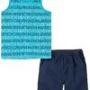Calvin Klein Baby-boys 2 Pieces Muscle Shorts Set | Kids' Sets