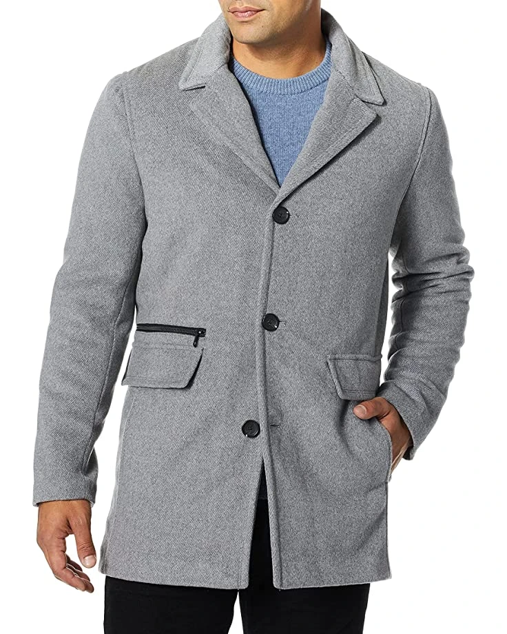 Calvin Klein Men's Cashmere Blend Wool Coat | Coats & Outerwear 1 Calvin Klein Men's Cashmere Blend Wool Coat | Coats & Outerwear