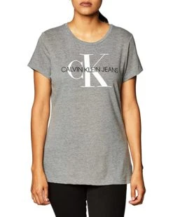 Calvin Klein Women's Short Sleeve Cropped Logo T-Shirt | Shirts & Tops -Calvin Klein Sales Shop 91izUsGAZL. AC SR736920