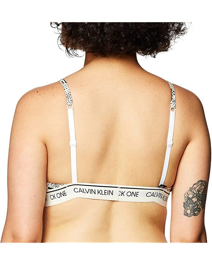 Calvin Klein Women's Ck One Cotton Unlined Triangle Bralette | Underwear & Intimates 2 Calvin Klein Women's Ck One Cotton Unlined Triangle Bralette | Underwear & Intimates - Image 2
