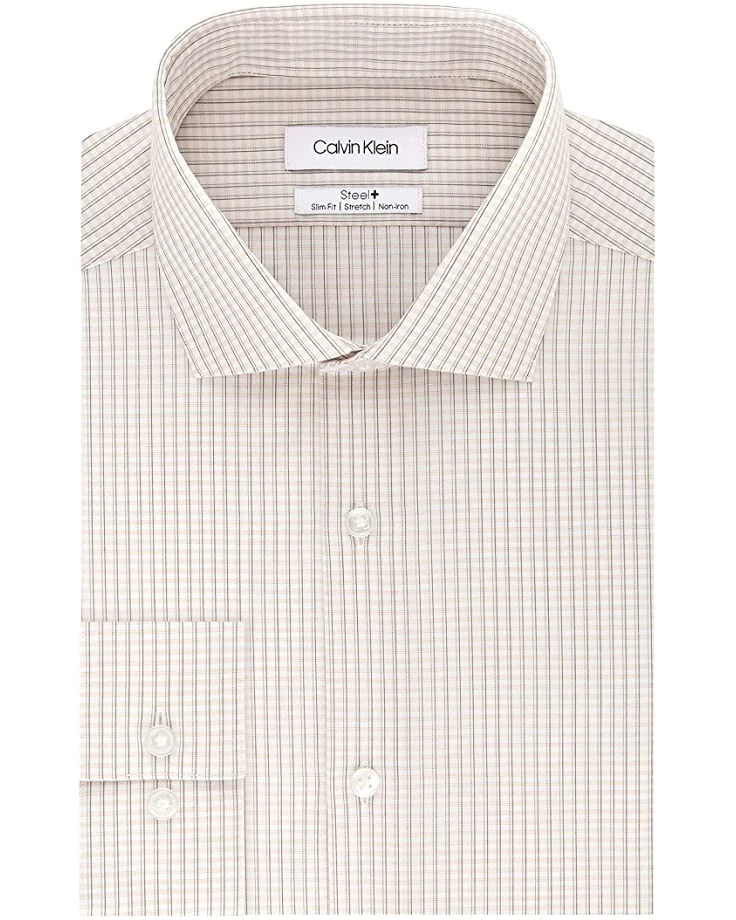 Calvin Klein Men's Dress Shirt Non Iron Stretch Slim Fit Check | Shirts & Tops 10 Calvin Klein Men's Dress Shirt Non Iron Stretch Slim Fit Check | Shirts & Tops - Image 10