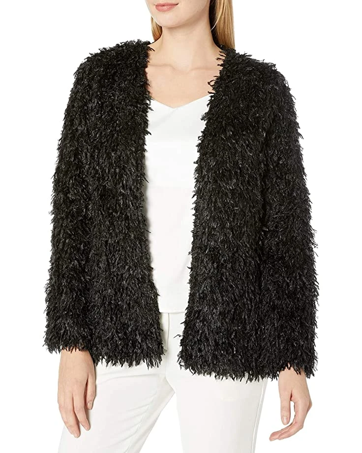 Calvin Klein Women's Fuzzy Feather Jacket | Coats & Outerwear 3 Calvin Klein Women's Fuzzy Feather Jacket | Coats & Outerwear - Image 3