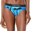 Calvin Klein Women's Standard Logo Cheeky Bikini Bottom | Swimwear