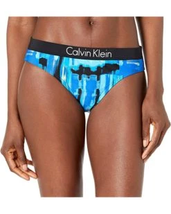 Calvin Klein Women's Standard Logo Cheeky Bikini Bottom | Swimwear